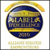 Allianz Soluxis Emprunteur décroche pour la 4ème année consécutive, le Label d'Excellence Allianz Soluxis Emprunteur décroche pour la 4ème année consécutive, le Label d'Excellence