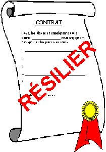 Résiliation de contrat Résiliation de contrat