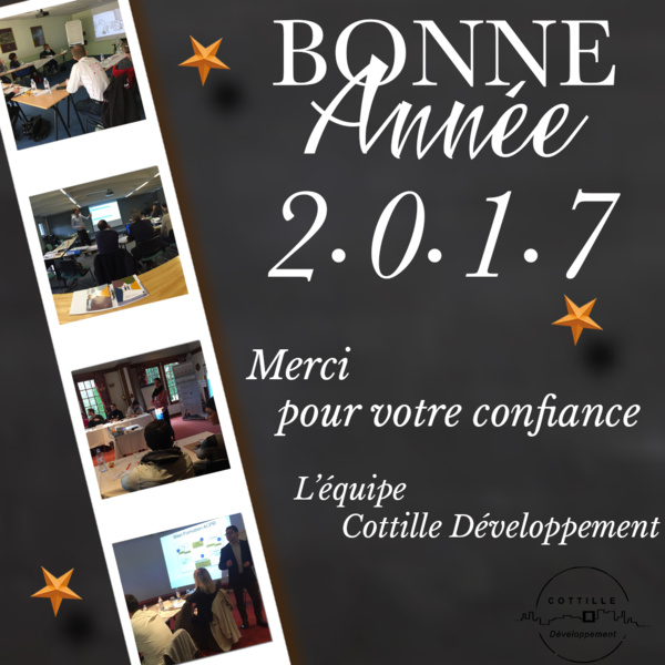 Tous nos meilleurs voeux pour cette année 2017 ! 