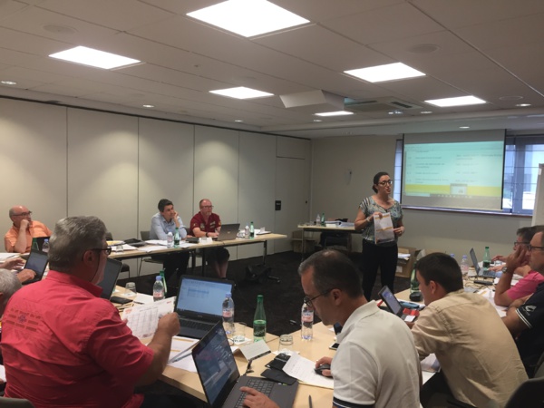 Notre directrice Mme HAMMAMI lors de la formation du 25 au 29 Juin  à Rennes