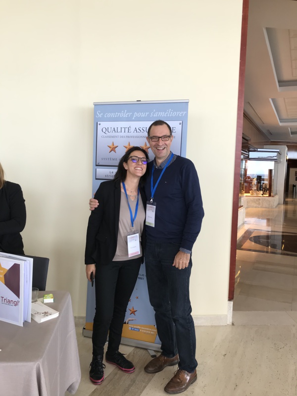 Mme Dorra HAMMAMI et Mr Laurent HALLEZ (président de région Bretagne) Mme Dorra HAMMAMI et Mr Laurent HALLEZ (président de région Bretagne)