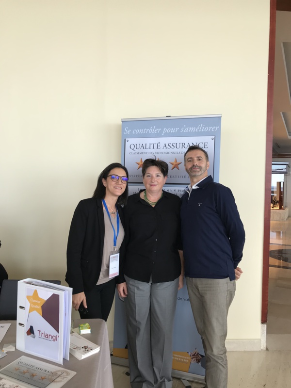 De Gauche à Droite, Mme Dorra HAMMAMI, Mme Anne GARDINI et Mr Joël FERRANDI