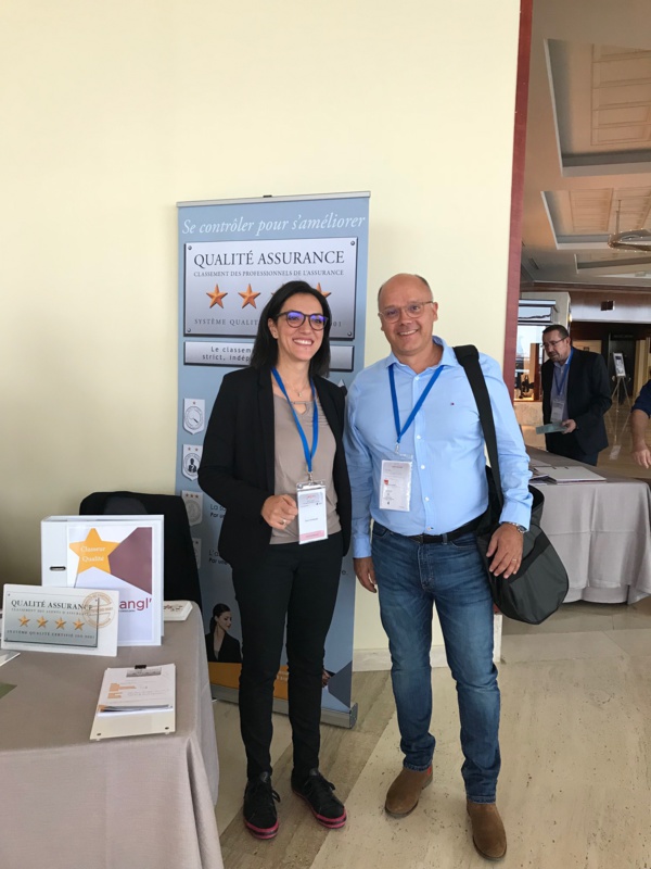 Mme Dorra HAMMAMI et Mr Yann BARACAND (président de région Alpes) Mme Dorra HAMMAMI et Mr Yann BARACAND (président de région Alpes)