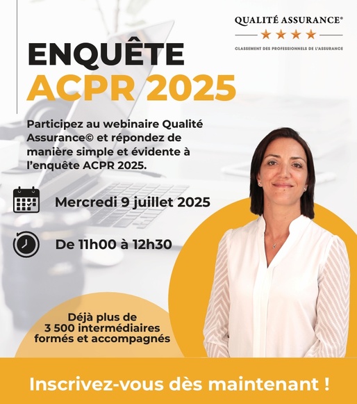 WEBINAIRE 09 juillet – ENQUÊTE  ACPR 2025