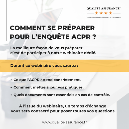 WEBINAIRE 09 juillet – ENQUÊTE  ACPR 2025