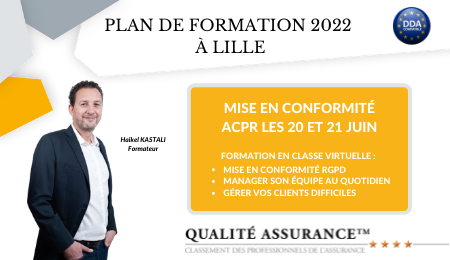 De retour à Lille : planifiez votre plan de formation DDA 2022