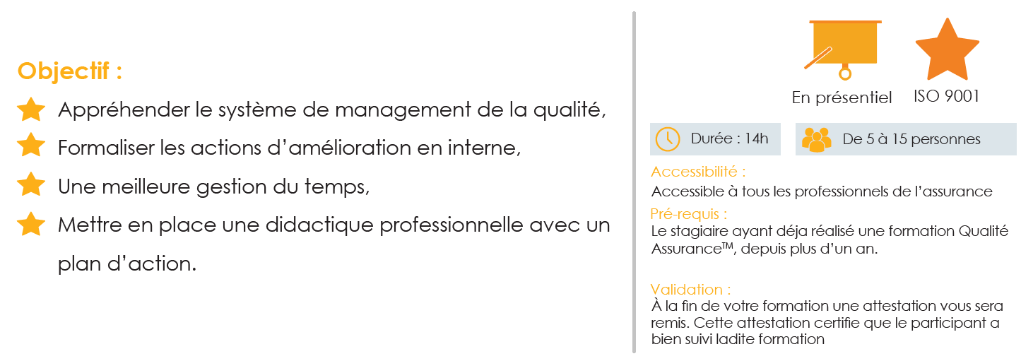 UV 31 - Initier la démarche qualité dans votre structure