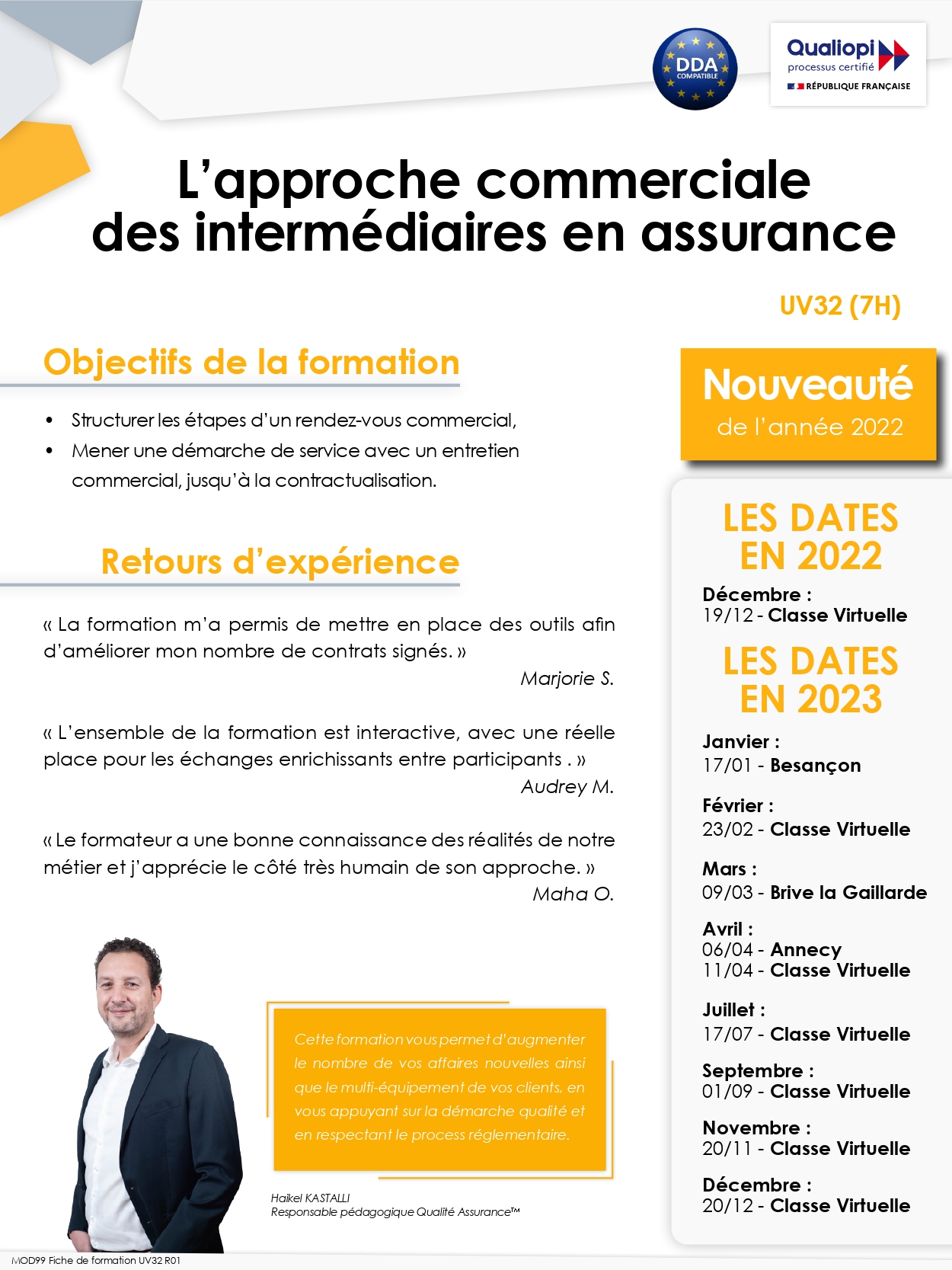 UV 32 - Participer à la stratégie de développement de votre structure 