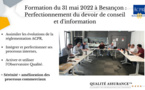 Qualité Assurance™ - Retour sur nos formations : le 31 mai 2022 à Besançon