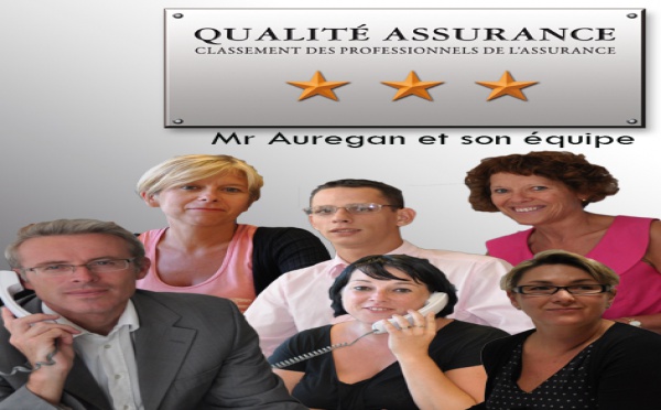 L’AGENCE de Mr AUREGAN obtient sa 3ème ETOILE QUALITE ASSURANCE™ 