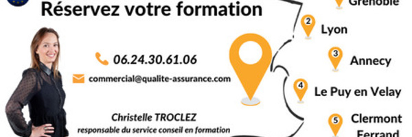 Qualité Assurance™ est de retour dans la région Auvergne Rhône-Alpes (Grenoble, Lyon, Annecy, Le-Puy-en-Velay, Clermont-Ferrand)